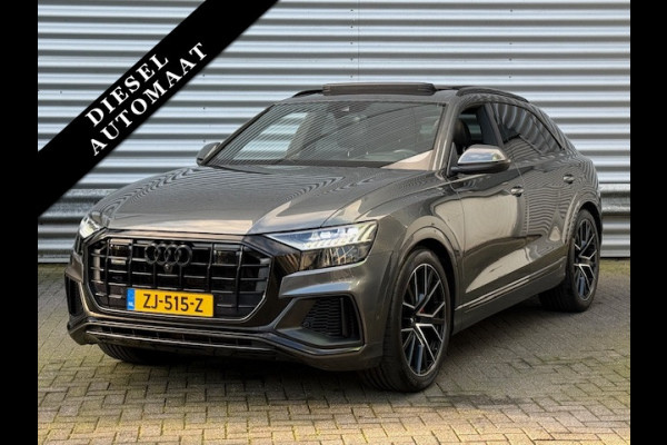 Audi Q8 50 TDI 3.0-V6 286pk quattro Pro Line Plus Automaat BTW Clima Cruise Navi Camera Panoramadak Sfeer Leder 22"LMV