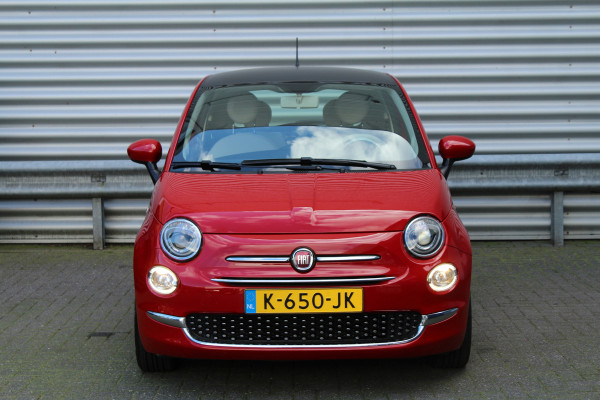 Fiat 500 1.0 70pk Hybrid Lounge NL-Auto NAP Airco Cruise Carplay El. Ramen 15"LMV