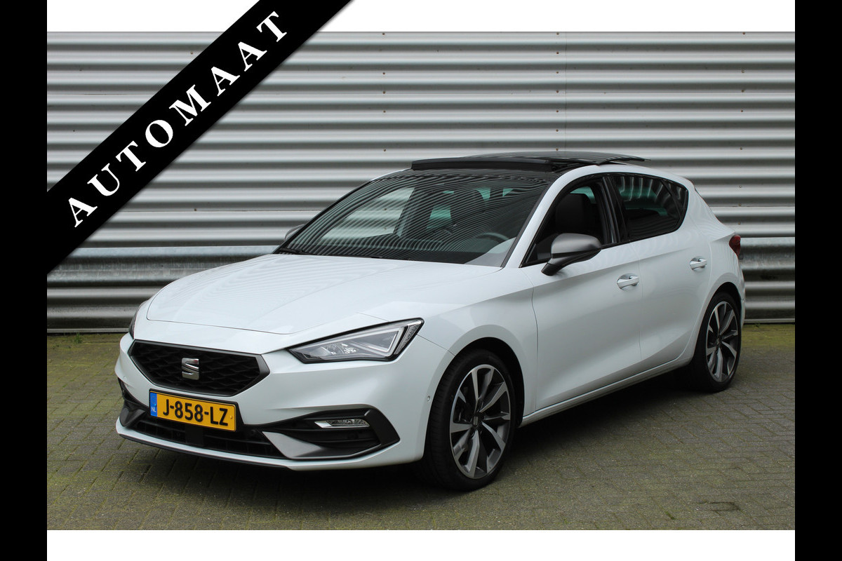 Seat Leon 1.5 eTSI 150pk FR Launch Edition DSG7 Panoramadak NL-Auto NAP Clima Cruise Navi Camera 18"LMV