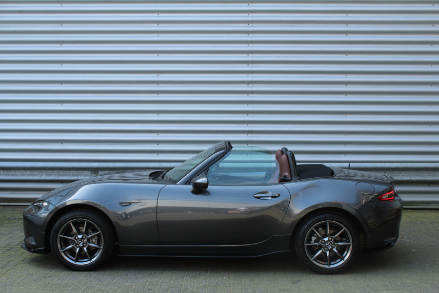 Mazda MX-5 1.5 SkyActiv-G 132 GT-M NL-Auto NAP 28.080km TOP STAAT BOSE Clima Cruise Navi Camera Leder Stoelverwarming