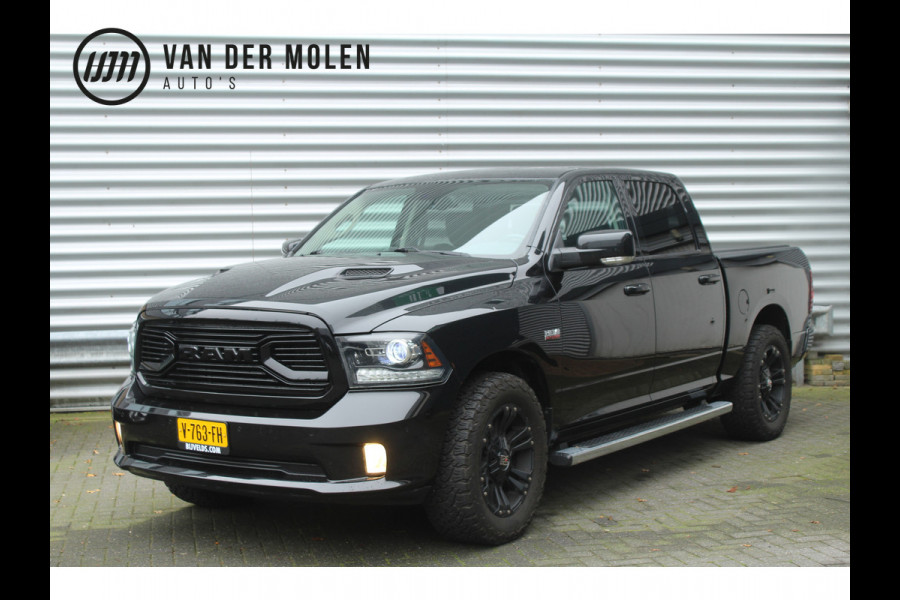 Dodge Ram 1500 5.7 V8 402pk 4x4 Crew Cab LPG O.B. Luchtvering Lage Bijtelling BTW Clima Cruise Navi Camera Schuidfak Leder Trekhaak 3500kg