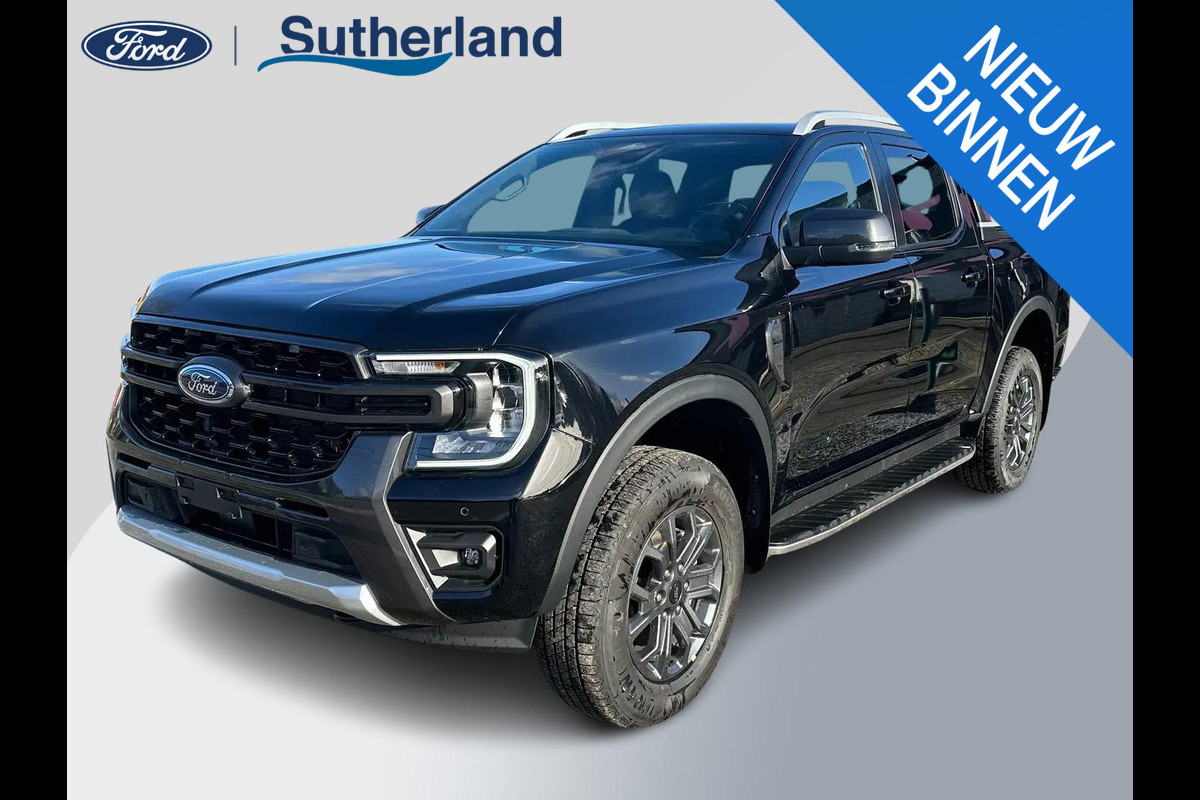 Ford Ranger 2.0 SuperCab |  Wildtrak 150 kW / 205 pk automaat (BPM vrij) | 2-zits | Technology Pack | 360 graden camera | Power Pack | 3.500 kg trekgewicht