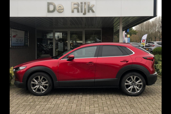 Mazda CX-30 2.0 e-SkyActiv-X M Hybrid Luxury | Schuifdak, Leder, 360Camera, Stoel+Stuurverw., El. A.klep | Dealeronderhouden |