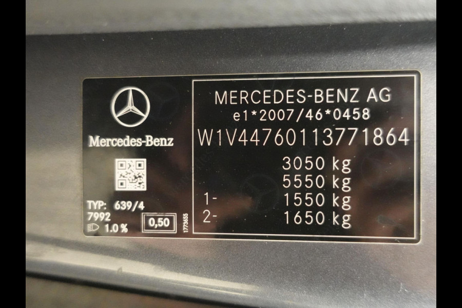 Mercedes-Benz Vito 114 CDI Automaat Compact LED Cruise control Camera Leder Navi Carplay Trekhaak Airco Parkeersensoren