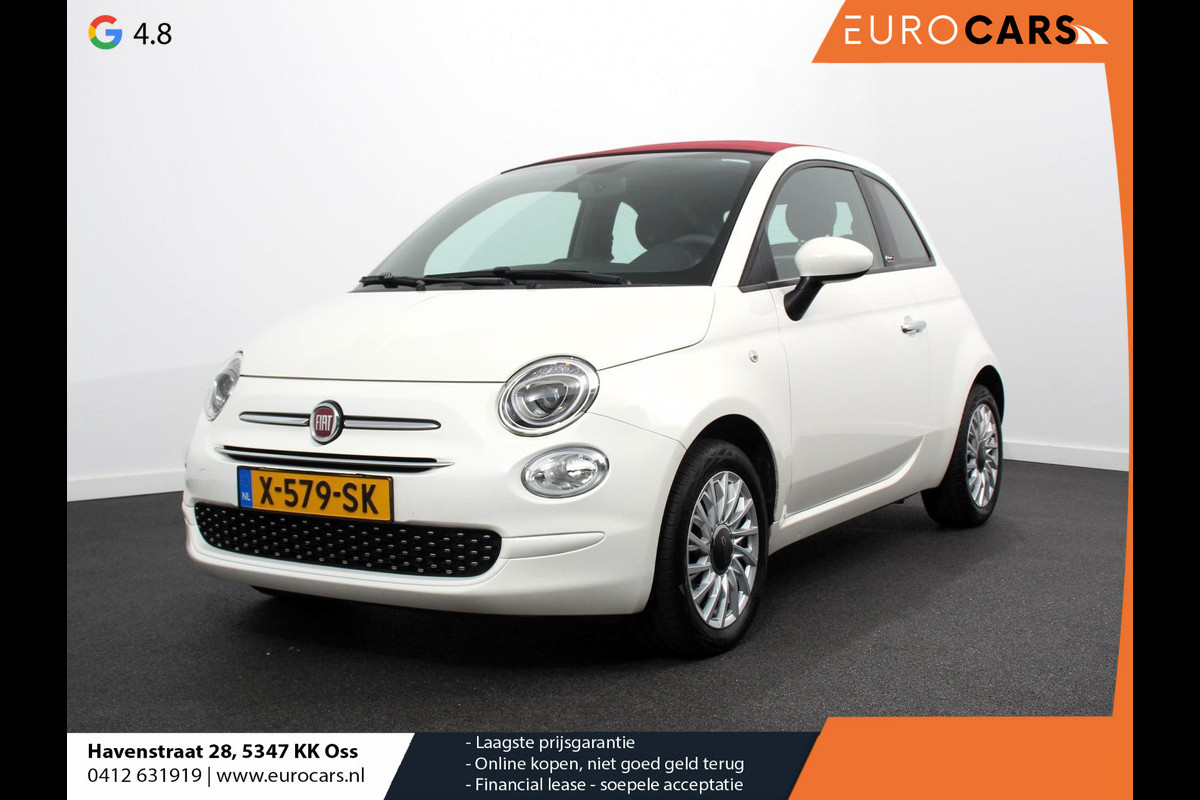 Fiat 500C 1.2 Automaat Lounge | Navigatie | Apple Carplay/Android Auto | Cruise Control | Airco | Dab | Parkeersensoren Achter | Lichtmetalen Velgen |