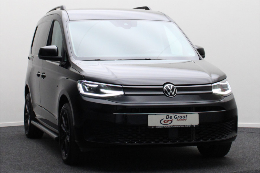 Volkswagen Caddy Cargo 2.0 TDI DSG Black Edition LED, ErgoComfort, Camera, ACC, Leer, Navigatie, Standkachel, Trekhaak, 17''