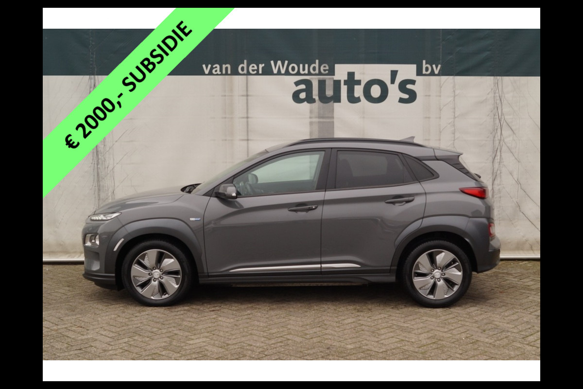 Hyundai Kona EV Premium 64kWh -LEER-ECC-NAVI-CAM-PDC-