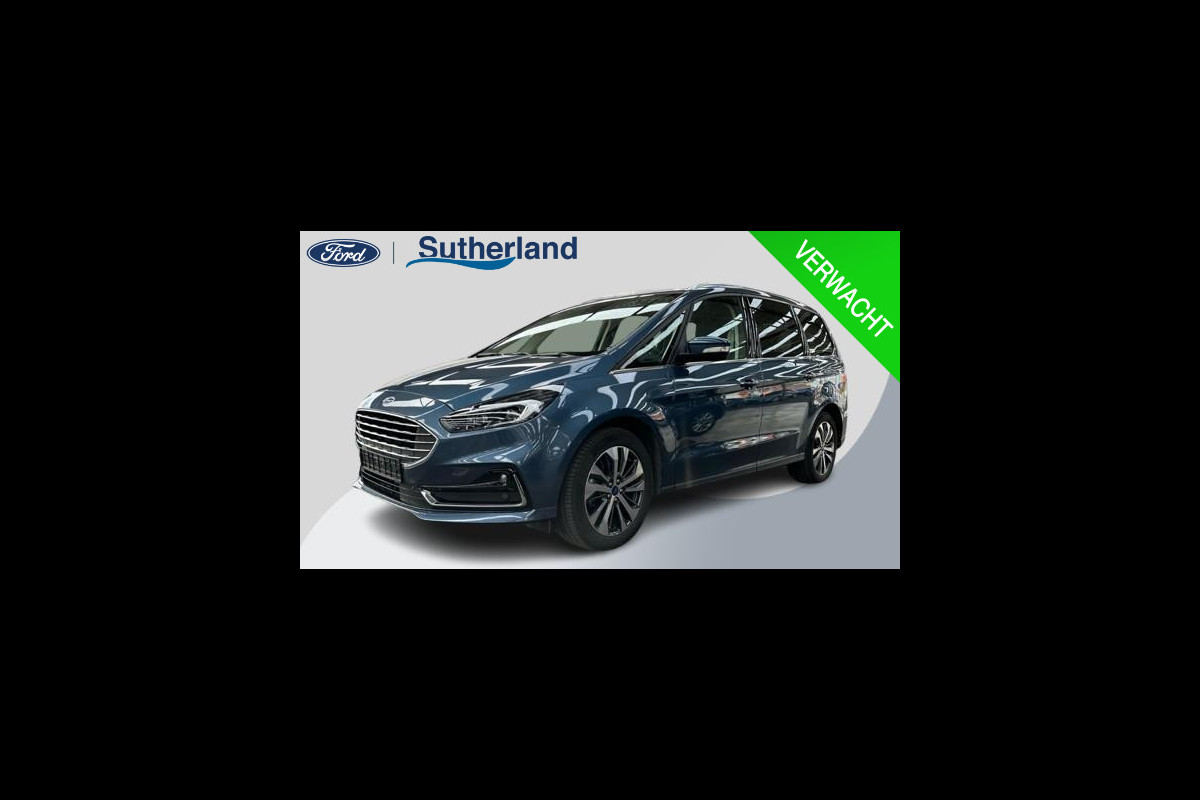 Ford Galaxy 2.5 FHEV Hybride Titanium 190pk 7 pers | Adaptieve Cruise | Trekhaak Afneembaar | 1.500kg trekgewicht | Memory functie stoelen | Vol leder | Verlengde fabrieksgarantie tot 03-2027