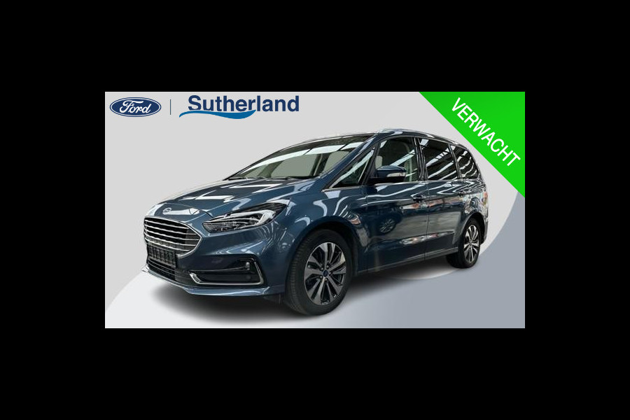 Ford Galaxy 2.5 FHEV Hybride Titanium 190pk 7 pers | Adaptieve Cruise | Trekhaak Afneembaar | 1.500kg trekgewicht | Memory functie stoelen | Vol leder | Verlengde fabrieksgarantie tot 03-2027