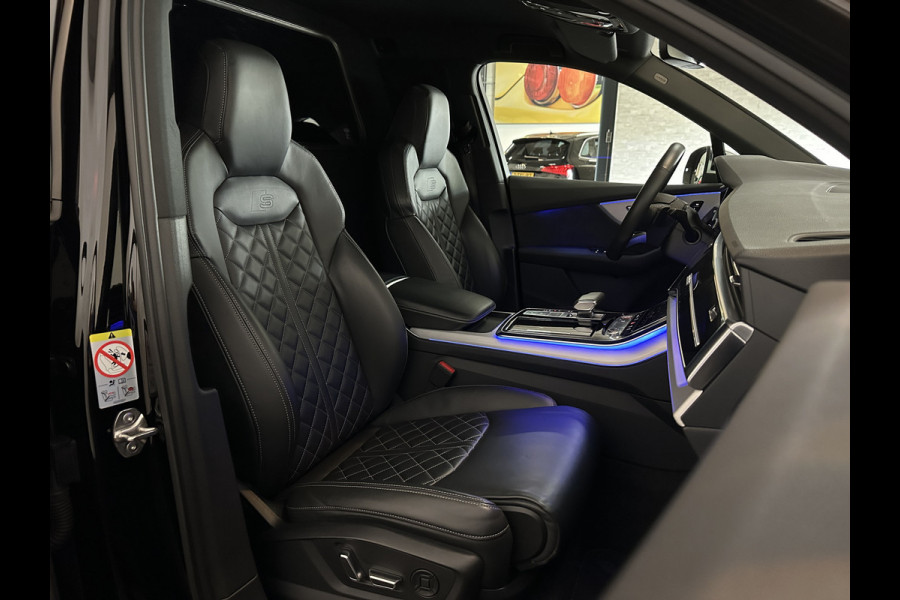 Audi SQ7 4.0 V8 TDI | Grijs Kenteken | RS-Seats | Luchtvering | ACC | Memory | Tour-Pakket | LED-Matrix | Virtual-Cockpit | Draadloos laden | Camera | Stoelverwarming | Audi dealer onderhouden