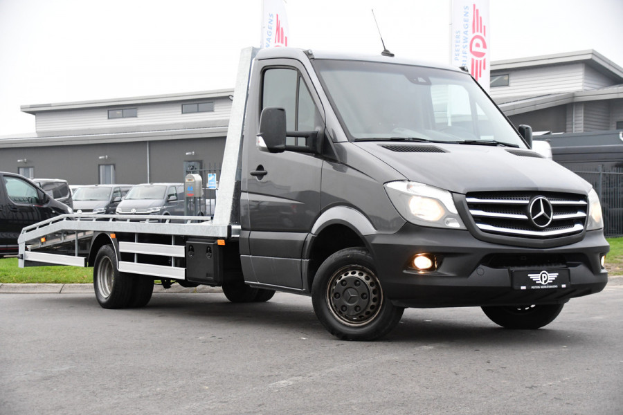 Mercedes-Benz Sprinter 519 3.0 CDI V6 Oprijwagen Cruise, Automaat, 3500KG Trekgewicht, 1200KG Laadgewicht, NAVI, 190PK, UNIEK!