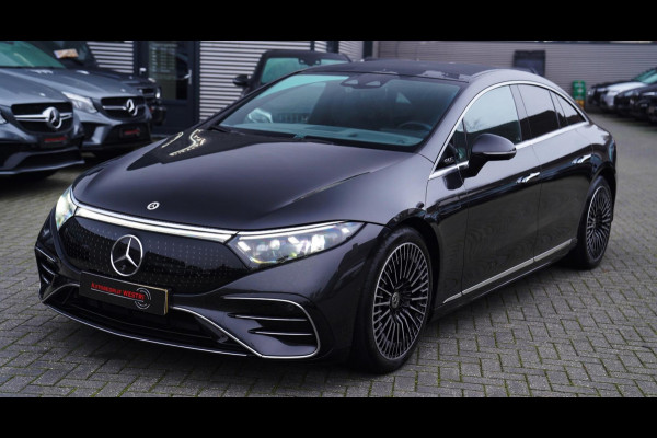 Mercedes-Benz EQS 450+ AMG Line 108 kWh AMG | Burmester | 4wielbesturing | Massage | Panorama | Luxe Leder | 360 cam | HuD | Memor