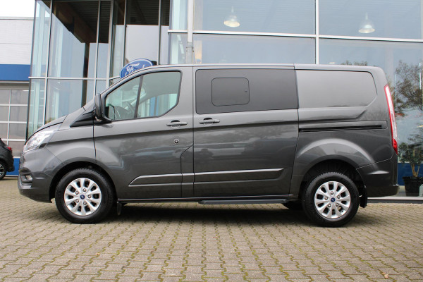 Ford Transit Custom 300 2.0 TDCI L1H1 Limited DC | 170pk Automaat | Dubbele cabine | Dubbele schuifdeur met ruit | Bijrijdersstoel | Stoelverwarming | Scherm | Camera | Achterklep