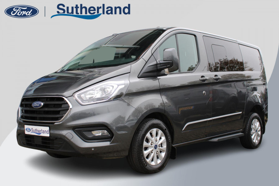 Ford Transit Custom 300 2.0 TDCI L1H1 Limited DC | 170pk Automaat | Dubbele cabine | Dubbele schuifdeur met ruit | Bijrijdersstoel | Stoelverwarming | Scherm | Camera | Achterklep