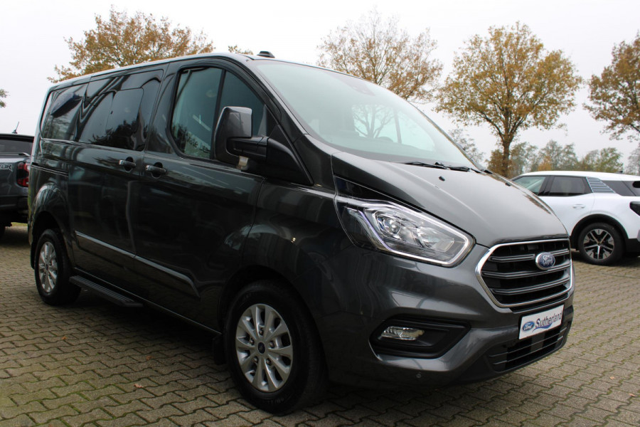 Ford Transit Custom 300 2.0 TDCI L1H1 Limited DC | 170pk Automaat | Dubbele cabine | Dubbele schuifdeur met ruit | Bijrijdersstoel | Stoelverwarming | Scherm | Camera | Achterklep