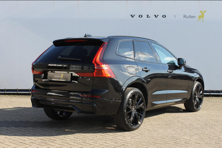 Volvo XC60 T6 350PK automaat AWD Plus Black Edition Panoramisch schuif-kanteldak / 21" lichtmetalen velgen / Google Infotainment / Getinte ramen van de B-stijl / 360 graden parkeercamera