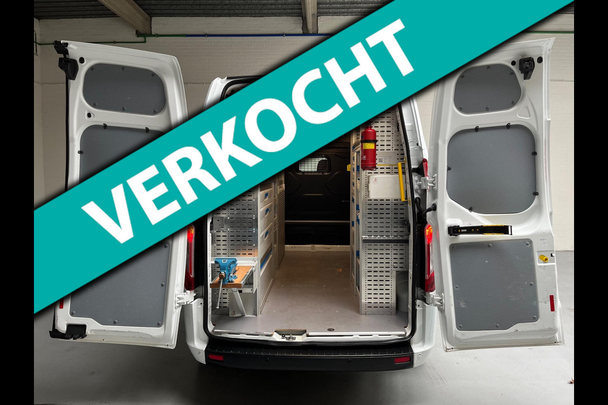 Ford Transit Custom SERVICEWAGEN LANG / HOOG 320 2.0 TDCI EURO6 L2H2 TREND 3PERSOONS SORTIMO KASTEN V230 OMVORMER RIJKLAARPRIJS!