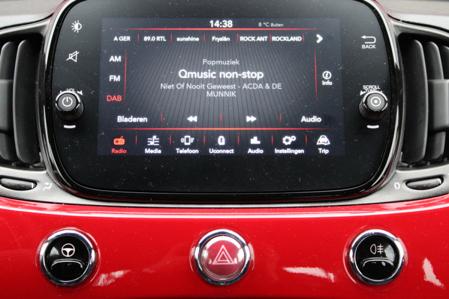 Fiat 500 1.0 Hybrid Club | 7" Scherm Apple/Android Carplay | Auto niet altijd aanwezig