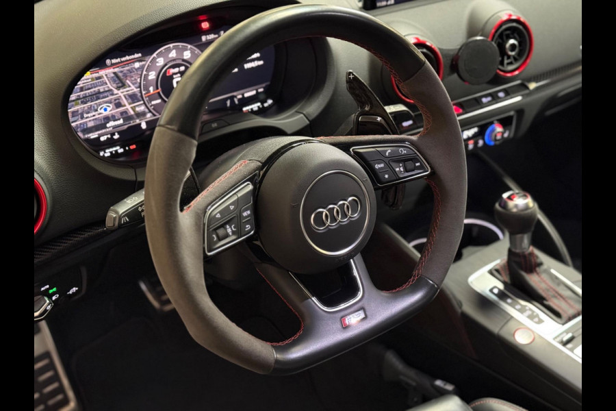 Audi RS3 2.5 TFSI | Pano | ACC | Virtual | Alcantara | Schaalstoelen l Eventuri