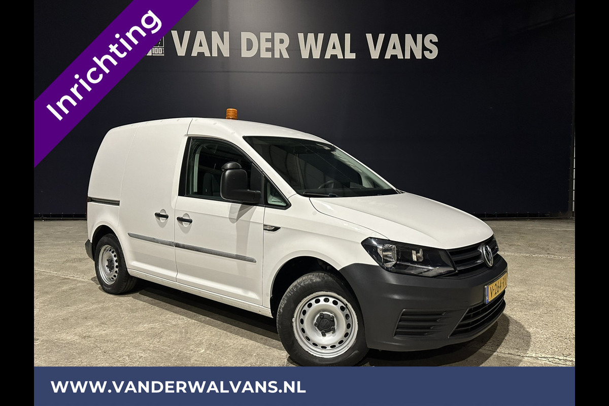 Volkswagen Caddy 2.0 TDI 102pk L1H1 inrichting Euro6 Airco | Navigatie | Cruisecontrol Apple Carplay, Android Auto, 1500kg Trekhaak, Parkeersensoren