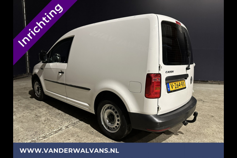 Volkswagen Caddy 2.0 TDI 102pk L1H1 inrichting Euro6 Airco | Navigatie | Cruisecontrol Apple Carplay, Android Auto, 1500kg Trekhaak, Parkeersensoren