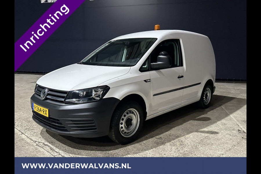 Volkswagen Caddy 2.0 TDI 102pk L1H1 inrichting Euro6 Airco | Navigatie | Cruisecontrol Apple Carplay, Android Auto, 1500kg Trekhaak, Parkeersensoren