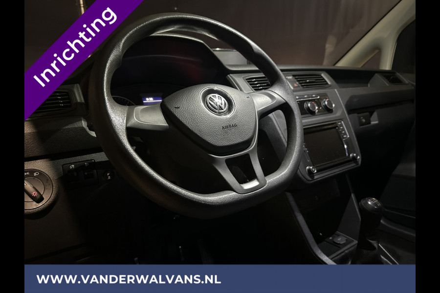 Volkswagen Caddy 2.0 TDI 102pk L1H1 inrichting Euro6 Airco | Navigatie | Cruisecontrol Apple Carplay, Android Auto, 1500kg Trekhaak, Parkeersensoren