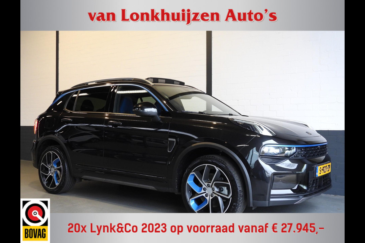 Lynk & Co 01 1.5 PHEV Plug-In ZWARTE HEMEL/360CAM/SCHUIFDAK/LED/20"LMV!