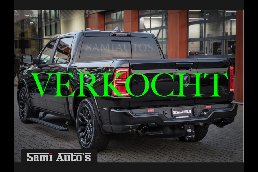 Dodge Ram 1500 LIMITED NIGHT H.O 540PK 706 Nm 2025 | XB9 | MASSAGE | BOM VOL | CREW CAB | DUBBELE CABINE | GRIJSKENTEKEN | €99950,- EXCL BTW | VOORRAAD 2259 - 9038