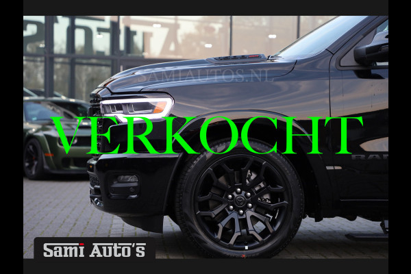 Dodge Ram 1500 LIMITED NIGHT H.O 540PK 706 Nm 2025 | XB9 | MASSAGE | BOM VOL | CREW CAB | DUBBELE CABINE | GRIJSKENTEKEN | €99950,- EXCL BTW | VOORRAAD 2259 - 9038