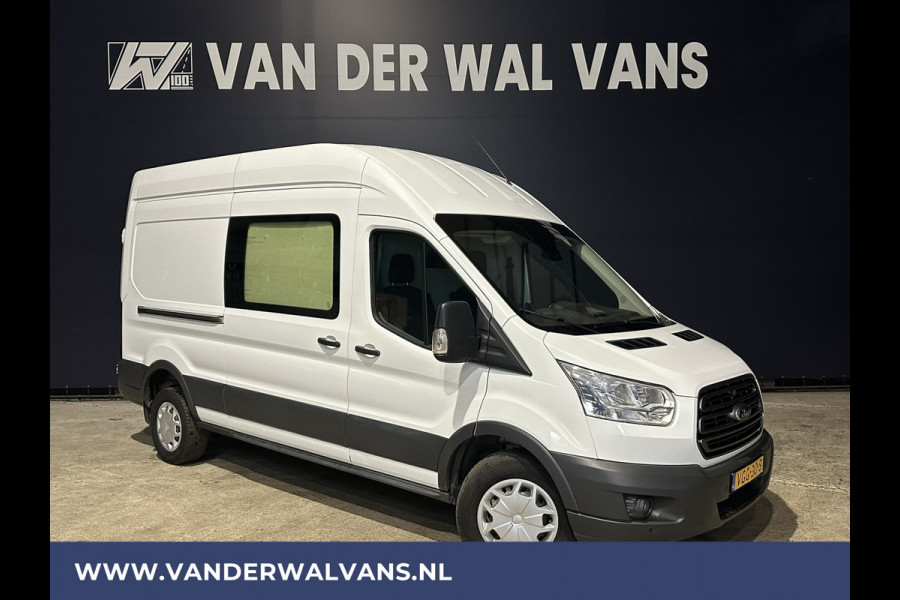 Ford Transit 2.0 TDCI 131pk L3H3 Euro6 Airco | Camera | Cruisecontrol | 2800kg Trekhaak Verwarmde voorruit, Stoelverwarming, Elektrisch verstelbare bestuurdersstoel