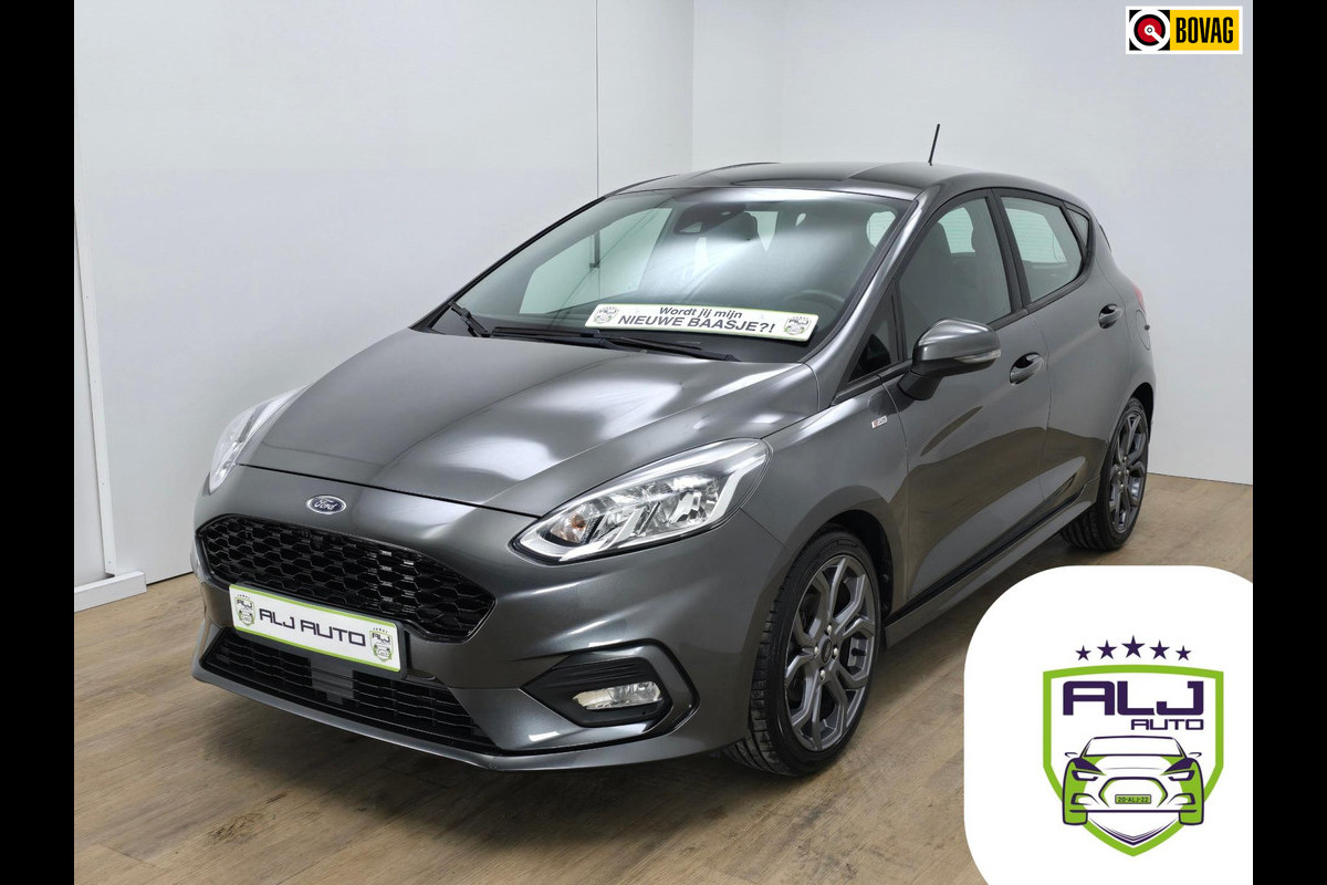 Ford Fiesta ST-Line occasion met 145pk (!) en carplay | Tweedehands Ford Fiesta ST in antraciet | Sportstoelen | Bovag | 6 versn.