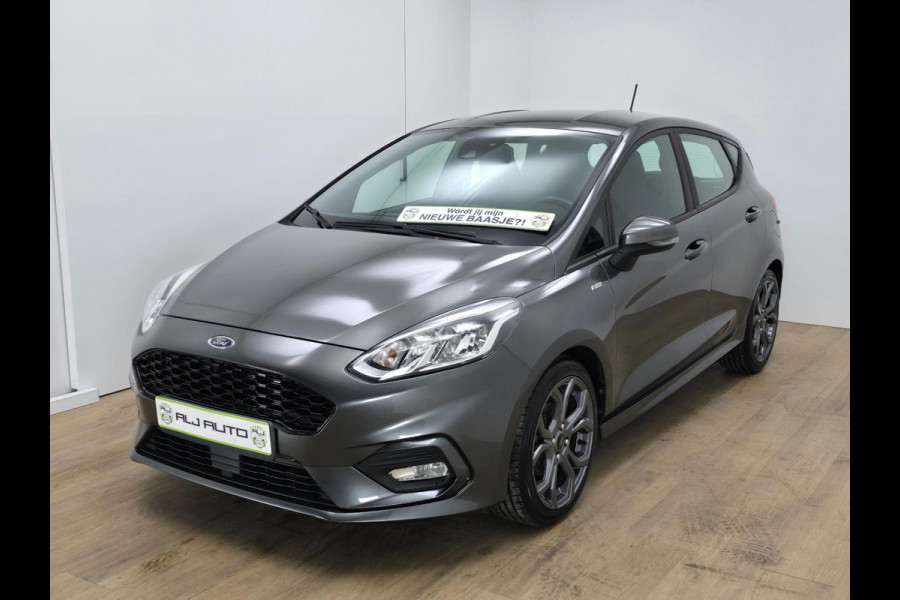 Ford Fiesta ST-Line occasion met 145pk (!) en carplay | Tweedehands Ford Fiesta ST in antraciet | Sportstoelen | Bovag | 6 versn.