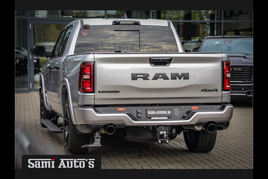 Dodge Ram 2025 NIGHT PREMIUM | BOM VOL + 14.4 INCH SCHERM BOM VOL | LUCHTVERING | HUD | HURRICAN 420PK 636 Nm TWIN TURBO | PRIJS MET LPG E DUBBELE CABINE | PICK UP | 5 PERSOONS | DC | GRIJSKENTEKEN | VOORRAAD NR 2215 - 4984