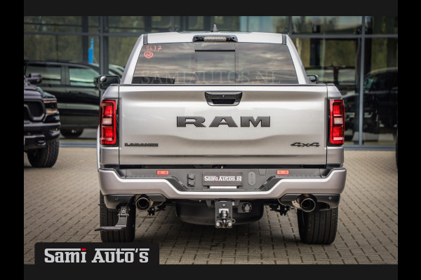 Dodge Ram 2025 NIGHT PREMIUM | BOM VOL + 14.4 INCH SCHERM BOM VOL | LUCHTVERING | HUD | HURRICAN 420PK 636 Nm TWIN TURBO | PRIJS MET LPG E DUBBELE CABINE | PICK UP | 5 PERSOONS | DC | GRIJSKENTEKEN | VOORRAAD NR 2215 - 4984