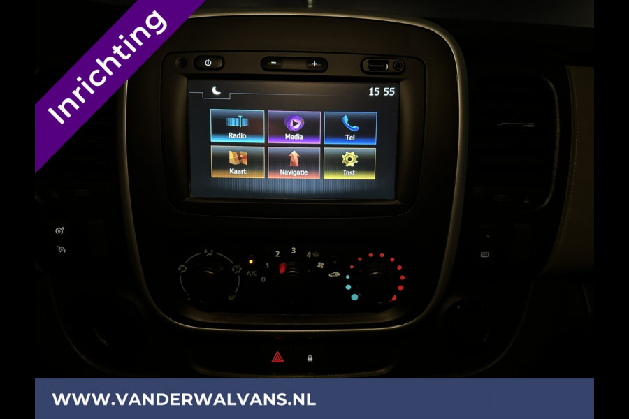 Renault Trafic 1.6 dCi 122pk L2H1 Euro6 Inrichting Airco | Navigatie | Imperiaal | Cruisecontrol, Trekhaak, Parkeersensoren, Bijrijdersbank