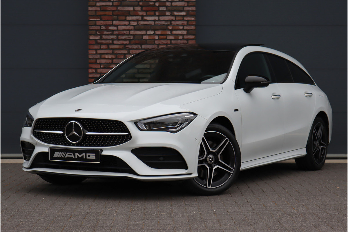 Mercedes-Benz CLA-Klasse Shooting Brake 250 e AMG Line Aut8 | Panoramadak | Distronic+ | Memory | Camera | Sfeerverlichting | Augmented Reality | Keyless Go | Multibeam LED | Advanced Sound System |