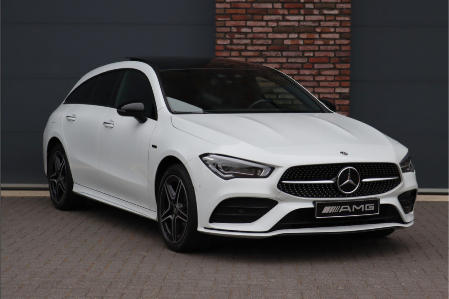 Mercedes-Benz CLA-Klasse Shooting Brake 250 e AMG Line Aut8 | Panoramadak | Distronic+ | Memory | Camera | Sfeerverlichting | Augmented Reality | Keyless Go | Multibeam LED | Advanced Sound System |