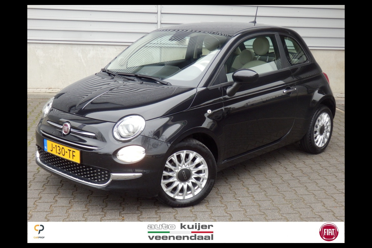 Fiat 500 70 pk. Hybride Lounge I Airco I Parkeer/Regen sensoren