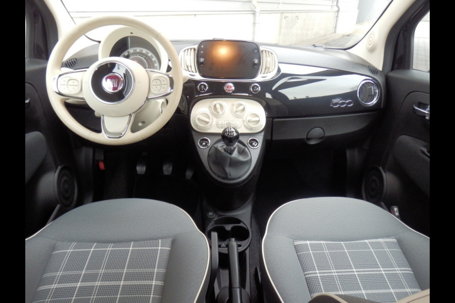 Fiat 500 70pk | Hybride | Lounge | Airco | Parkeer- Regensensoren