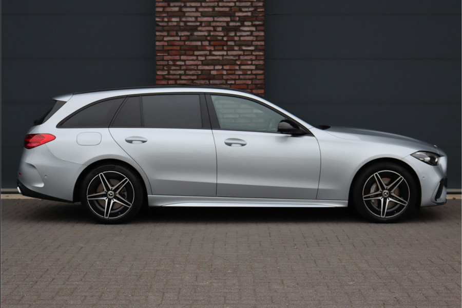 Mercedes-Benz C-Klasse Estate 300 e AMG Line Aut9 | Panoramadak | Trekhaak | Leder | Dodehoekassistent | Camera | Sfeerverlichting | Stoelverwarming | Advanced Sound System | High Perf. LED |