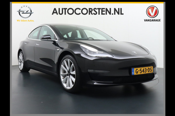 Tesla Model 3 Long Range 75 kWh 19" 463PK FSD-vb. Premium-Audio 4WD AutoPilot Pano.dak Camera Leer Adaptive-Cruise+Stop&Go  PDC-A+Voor Wifi Ec Veel grip door AWD vierwielaandrijving.  Origineel Nederlandse auto ! 1e Eigenaar grootste accu ! tot 16,5 kwh thuis laden, 120kw/h snelladen per uur ! Zeer Compleet 61.000 nieuw