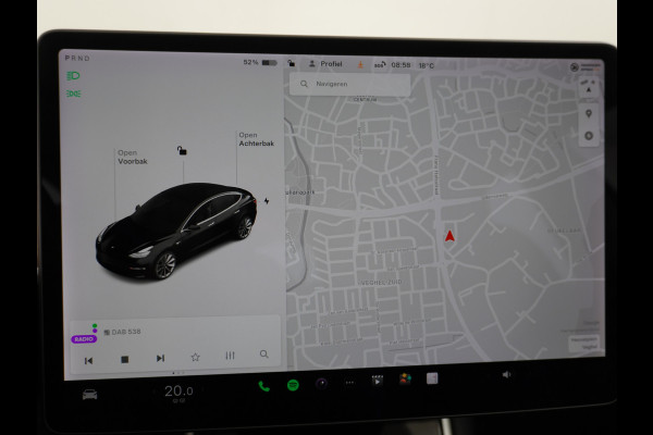 Tesla Model 3 Long Range 75 kWh 19" 463PK FSD-vb. Premium-Audio 4WD AutoPilot Pano.dak Camera Leer Adaptive-Cruise+Stop&Go  PDC-A+Voor Wifi Ec Veel grip door AWD vierwielaandrijving.  Origineel Nederlandse auto ! 1e Eigenaar grootste accu ! tot 16,5 kwh thuis laden, 120kw/h snelladen per uur ! Zeer Compleet 61.000 nieuw