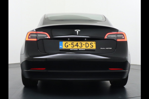 Tesla Model 3 Long Range 75 kWh 19" 463PK FSD-vb. Premium-Audio 4WD AutoPilot Pano.dak Camera Leer Adaptive-Cruise+Stop&Go  PDC-A+Voor Wifi Ec Veel grip door AWD vierwielaandrijving.  Origineel Nederlandse auto ! 1e Eigenaar grootste accu ! tot 16,5 kwh thuis laden, 120kw/h snelladen per uur ! Zeer Compleet 61.000 nieuw