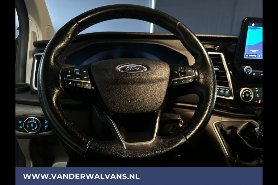 Ford Transit Custom 2.0 TDCI 185pk L1H1 SPORT Euro6 Airco | Camera | Navigatie | XENON | Android Auto | Cruisecontrol LED, LM velgen, Trekhaak, Stoelverwarming, Verwarmde voorruit, Parkeersensoren, Leder, Bijrijdersbank