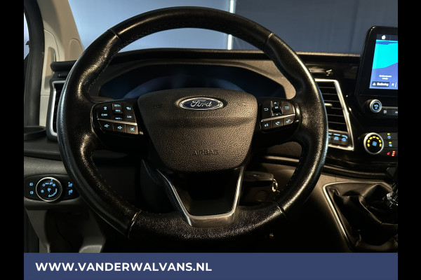 Ford Transit Custom 2.0 TDCI 185pk L1H1 SPORT Euro6 Airco | Camera | Navigatie | XENON | Android Auto | Cruisecontrol LED, LM velgen, Trekhaak, Stoelverwarming, Verwarmde voorruit, Parkeersensoren, Leder, Bijrijdersbank