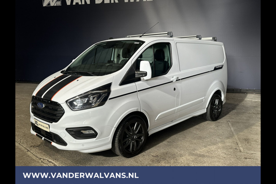 Ford Transit Custom 2.0 TDCI 185pk L1H1 SPORT Euro6 Airco | Camera | Navigatie | XENON | Android Auto | Cruisecontrol LED, LM velgen, Trekhaak, Stoelverwarming, Verwarmde voorruit, Parkeersensoren, Leder, Bijrijdersbank