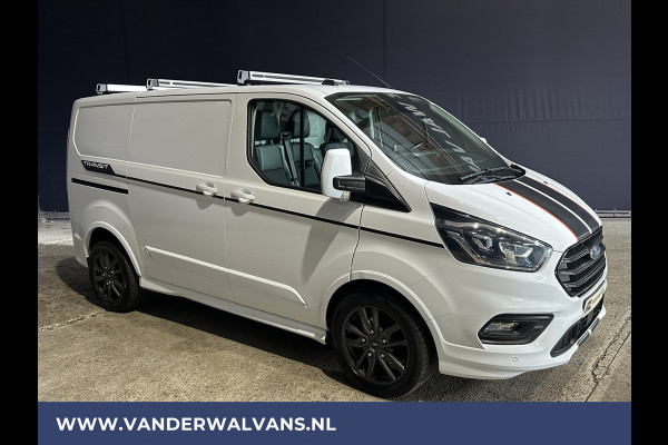 Ford Transit Custom 2.0 TDCI 185pk L1H1 SPORT Euro6 Airco | Camera | Navigatie | XENON | Android Auto | Cruisecontrol LED, LM velgen, Trekhaak, Stoelverwarming, Verwarmde voorruit, Parkeersensoren, Leder, Bijrijdersbank