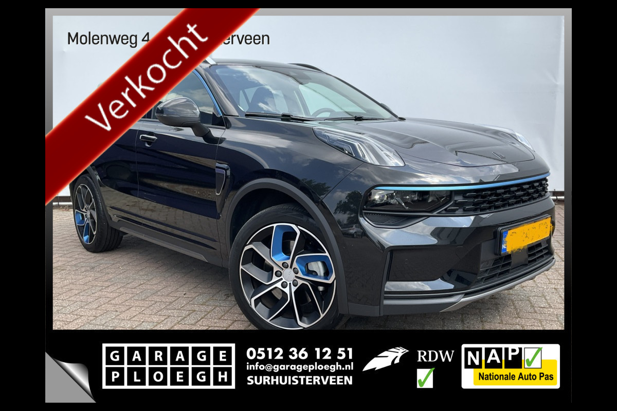 Lynk & Co 01 1.5 262pk Plug-in Black Pano Stoelverw Adaptive-CC Nav/Cam PHEV