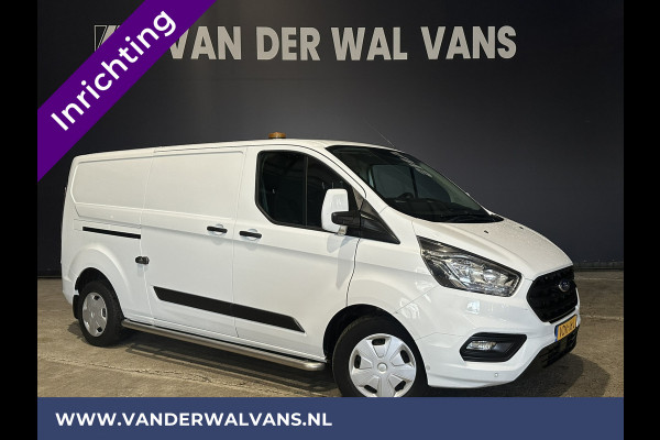 Ford Transit Custom 340 2.0 TDCI 130pk **BPM VRIJ voor de Ondernemer** L2H1 inrichting Euro6 Airco | Omvormer | 2800kg Trekhaak stoelverwarming, LED, Cruisecontrol, Parkeersensoren, Verwarmde voorruit